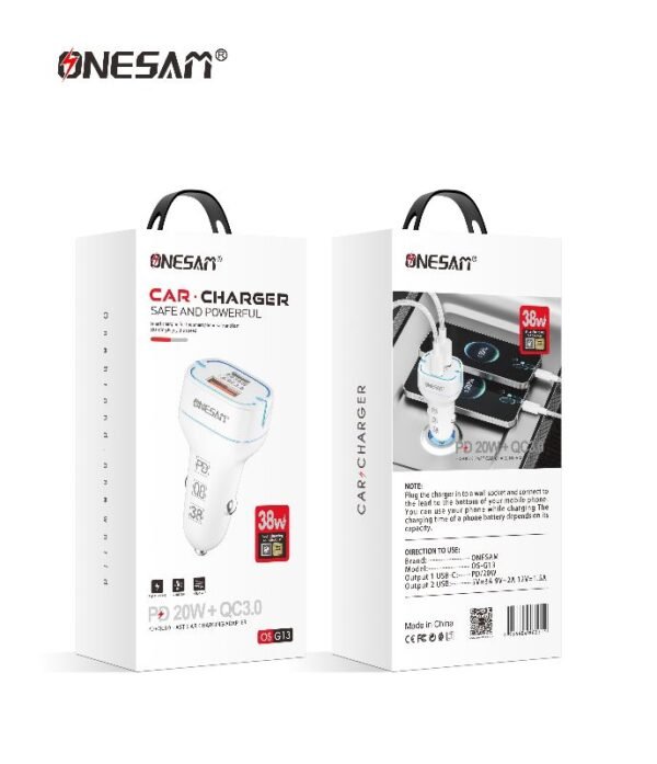 Onesam Car Charger (OS-G13) - Image 2