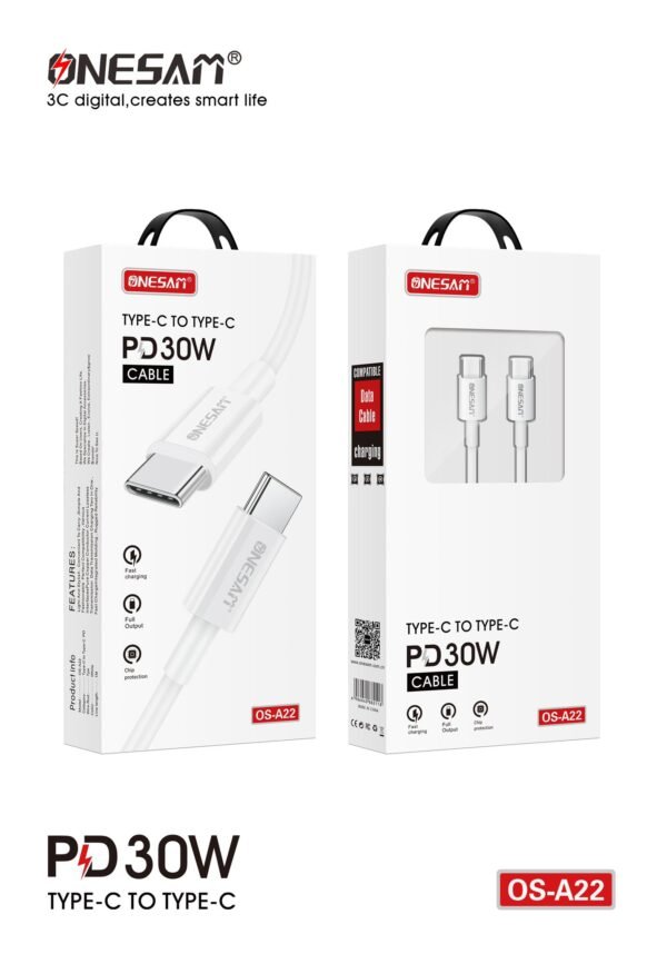 Onesam PD 30W Type c to Type c (OS-A22)
