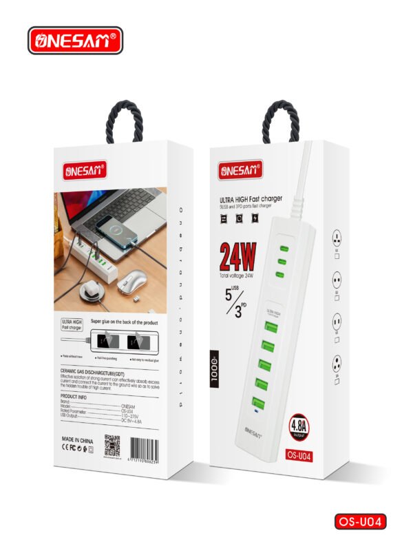 Onesam Ultra High fast charger 3PD-5USB (OS-U04)